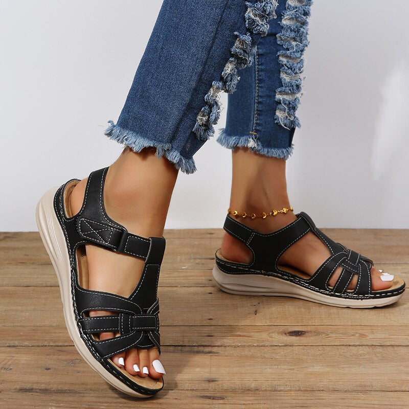Orthopedic Hiking Sandals for Women Platform Outdoor Comfort