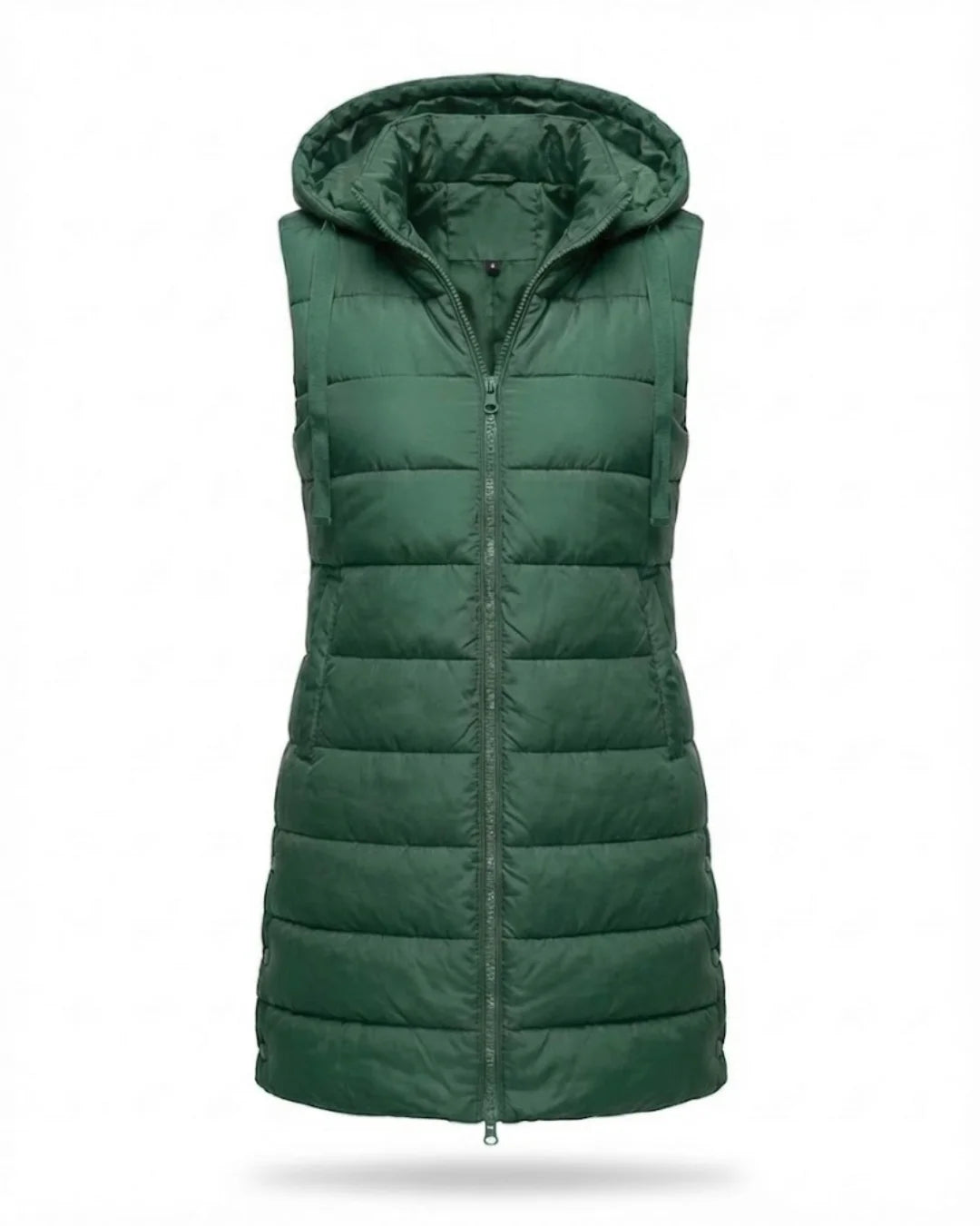 Sana™ | Hooded Longline Quilted Puffer Vest