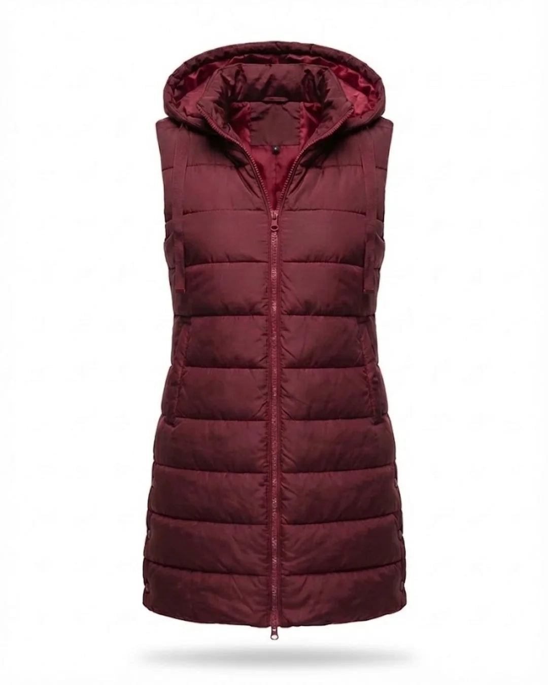 Sana™ | Hooded Longline Quilted Puffer Vest
