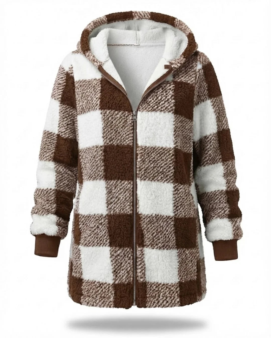 Sarah™ | Oversized Plaid Coat