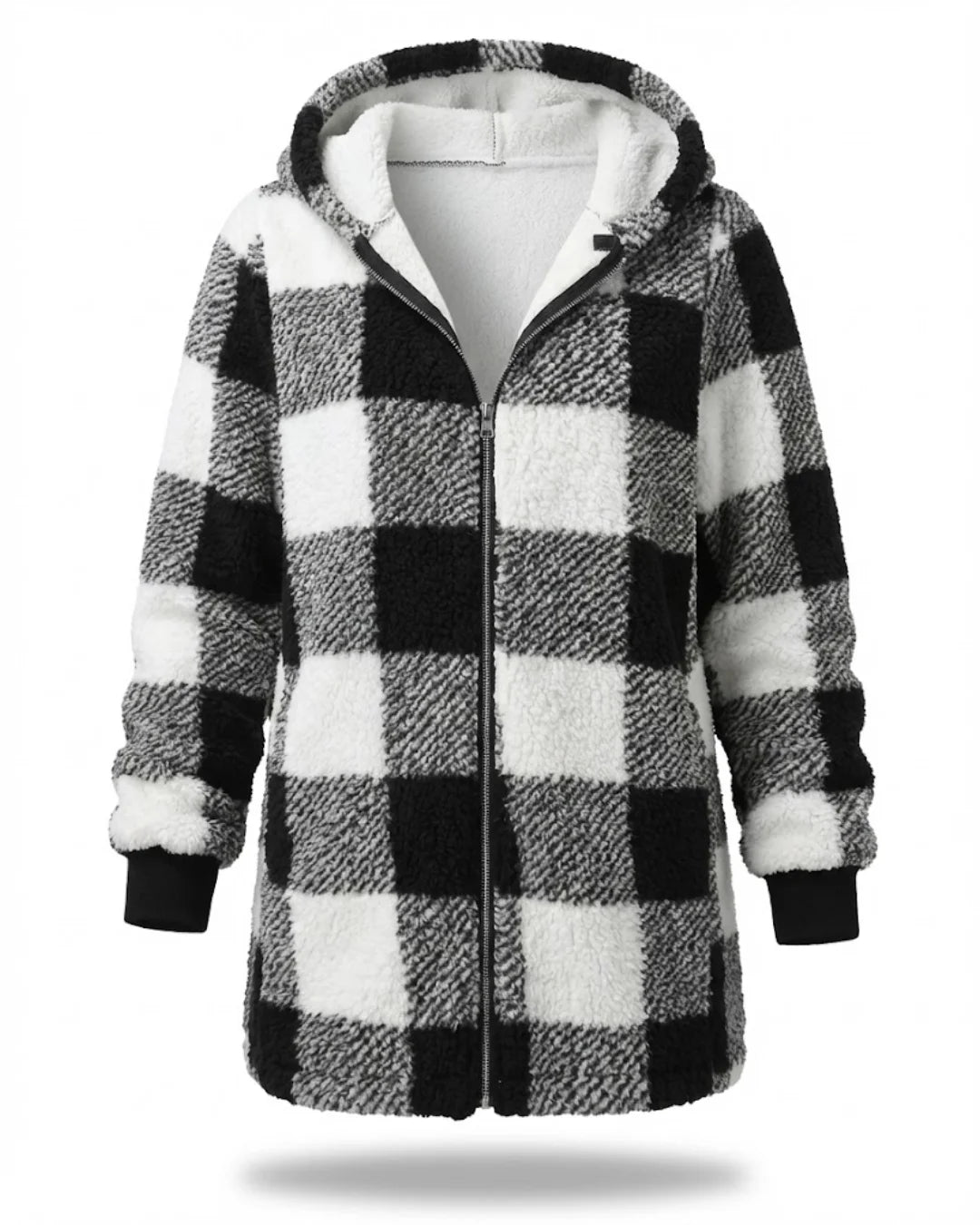 Sarah™ | Oversized Plaid Coat