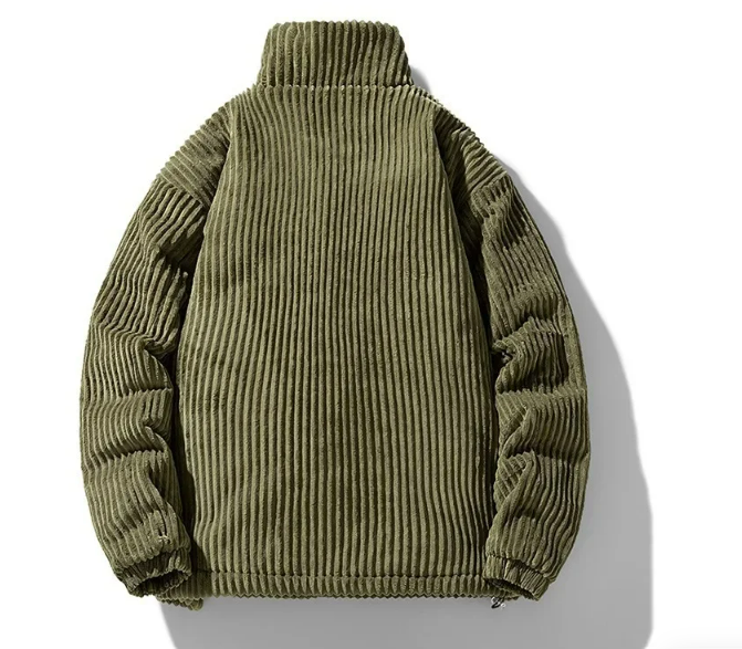 Jhin™ | Ribbed corduroy padded zip jacket
