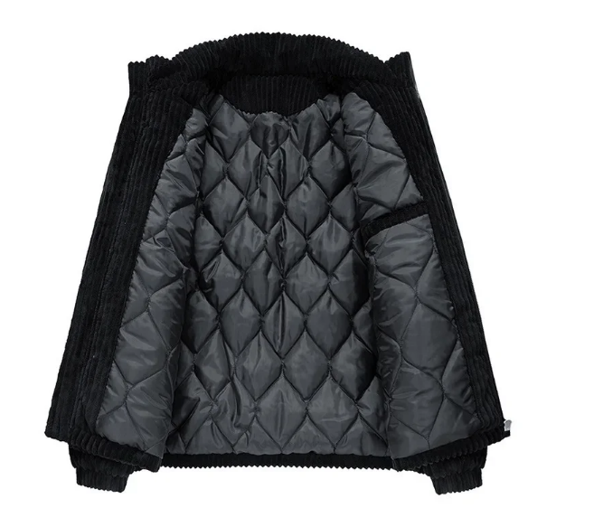 Jhin™ | Ribbed corduroy padded zip jacket