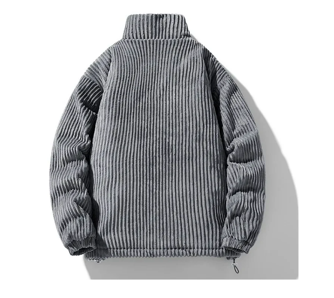 Jhin™ | Ribbed corduroy padded zip jacket