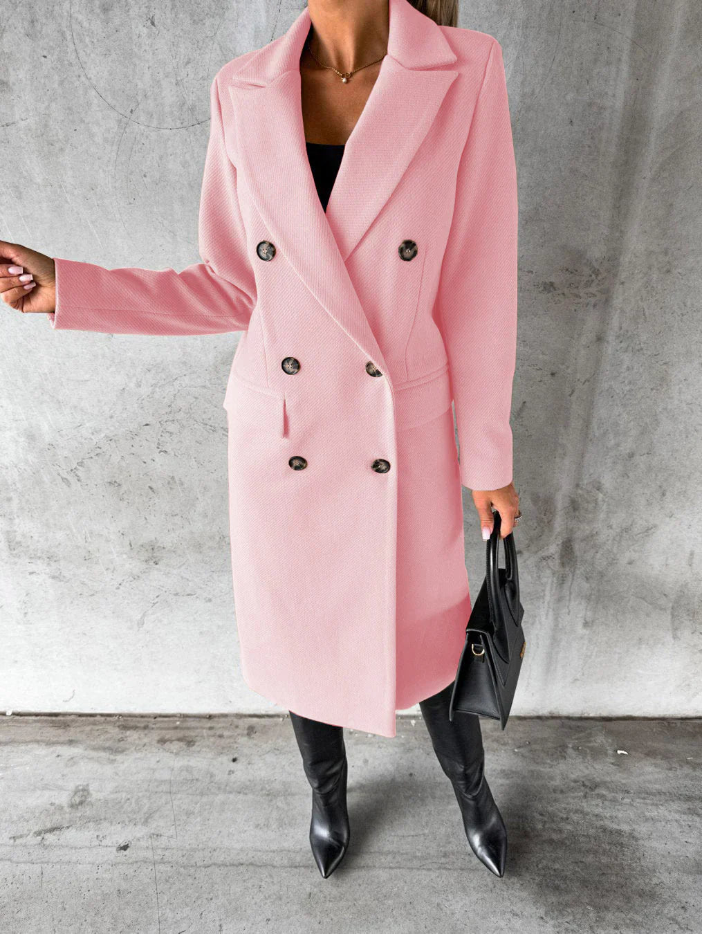 Bakoto™ | Elegant Long Wool Coat