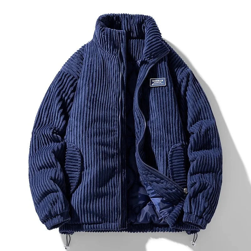 Jhin™ | Ribbed corduroy padded zip jacket
