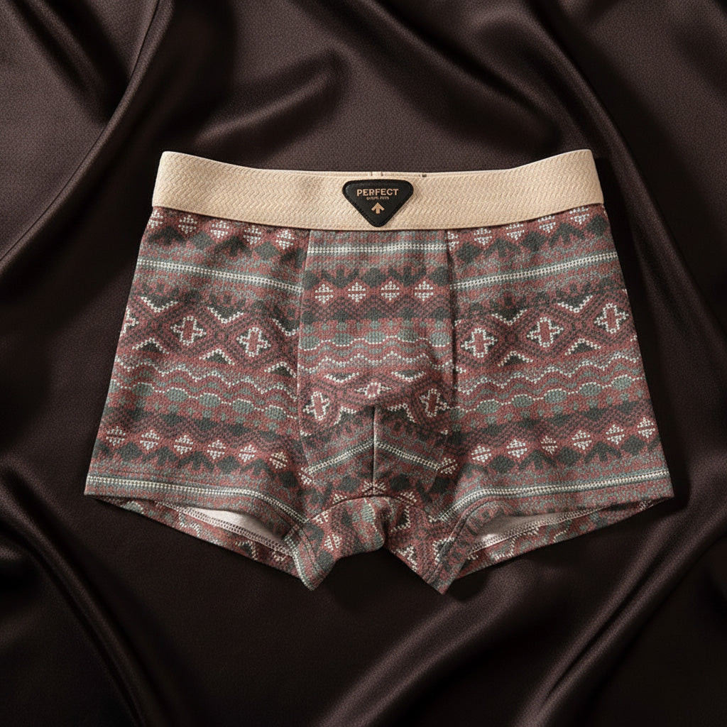 Porter™ | Jacquard-pattern elastic-waist boxer briefs