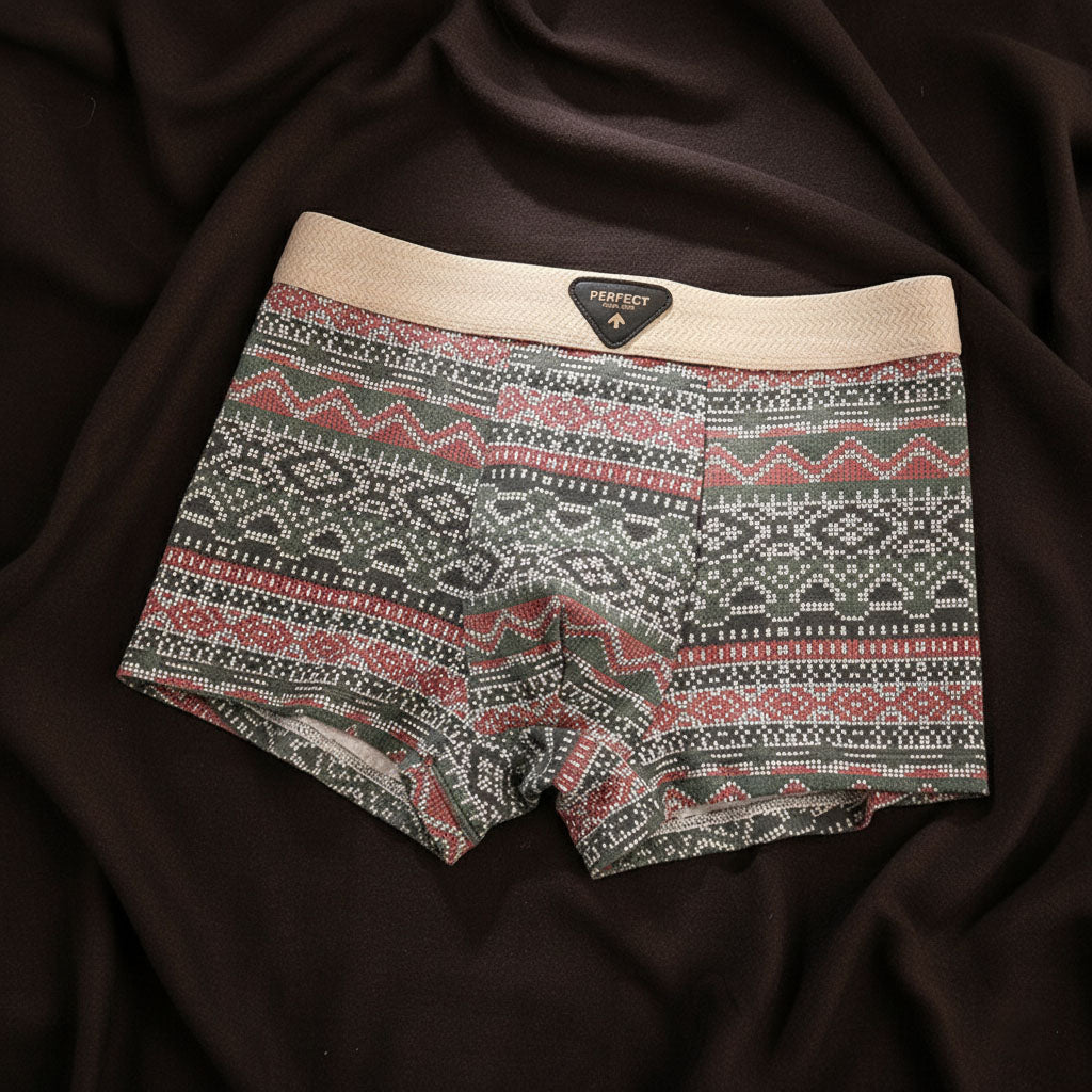 Porter™ | Jacquard-pattern elastic-waist boxer briefs
