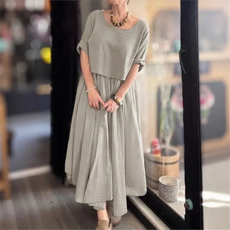 Sophisticated Layered Two-Piece Dress
