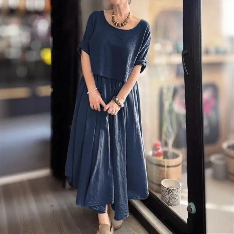 Sophisticated Layered Two-Piece Dress