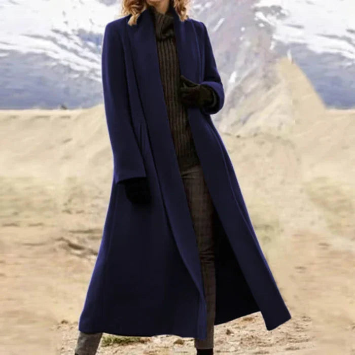 Kalio™ | Long Wool Coat + Free Elegant Gloves