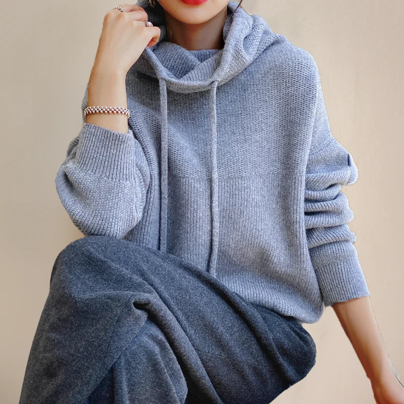 Agathe™ | Oversized Wool Hoodie