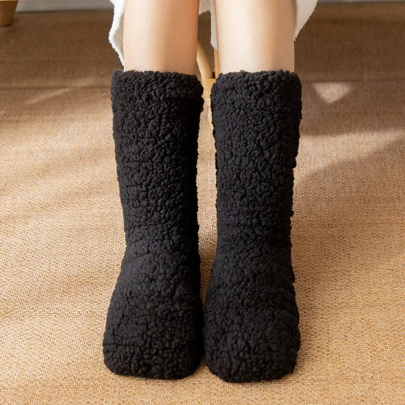 delphina™ |  Sherpa fuzzy cozy crew socks