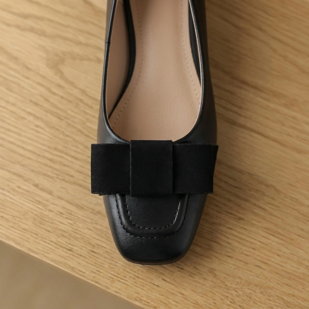 Camille Leather Ballerinas
