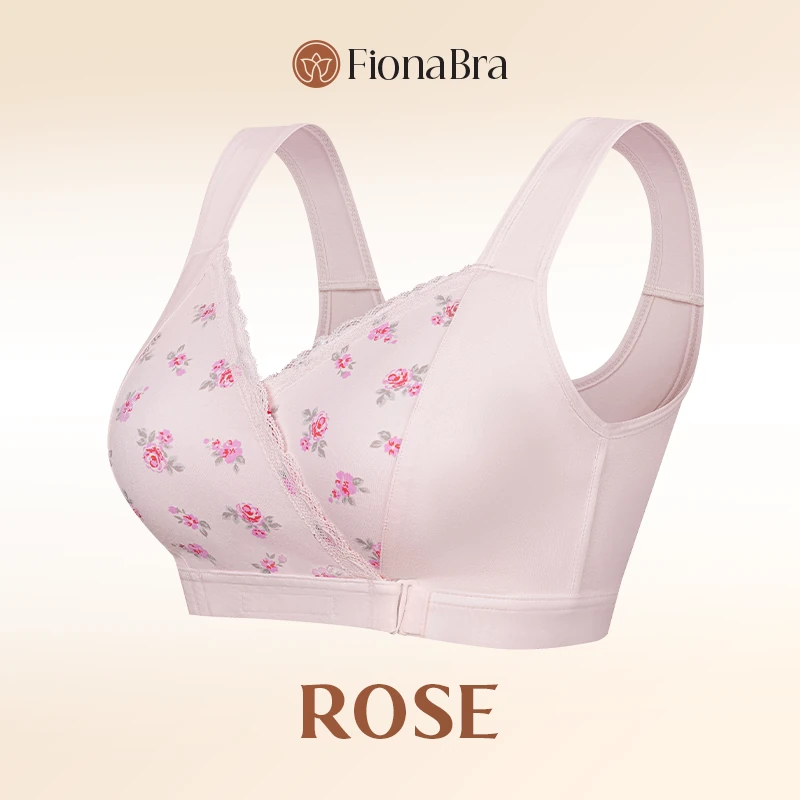 Fiona Bra - Comfortable & Convenient Front Wrap Closure Bra for Seniors
