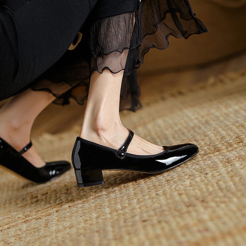 Livy™ | Elegant Leather Mary Janes