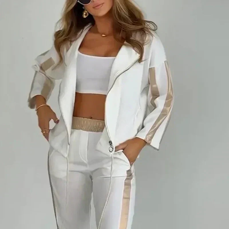 Betsy™ | Striped Hooded Casual Set