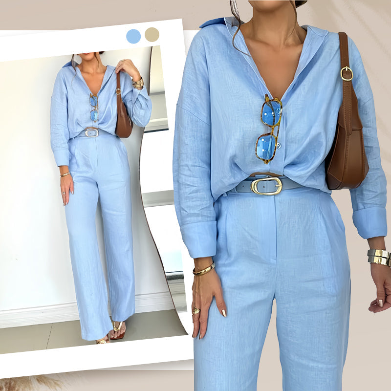 Ariel™ | Elegant Shirt and Comfortable Pants