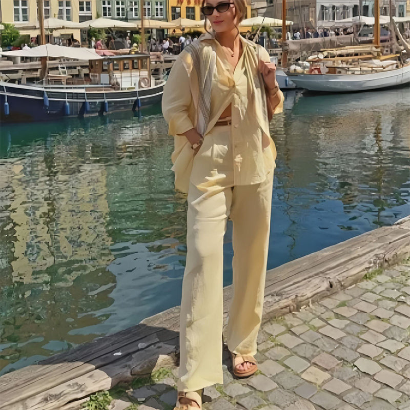 Ariel™ | Elegant Shirt and Comfortable Pants